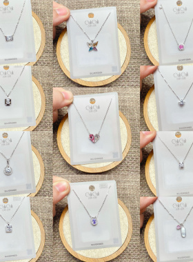 古丽古丽银饰通体S925纯银时尚锁骨项链女百搭气质优雅潮