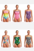 Australian Funkita Lady Racing Speed Conjoined Swimsuit Triangle