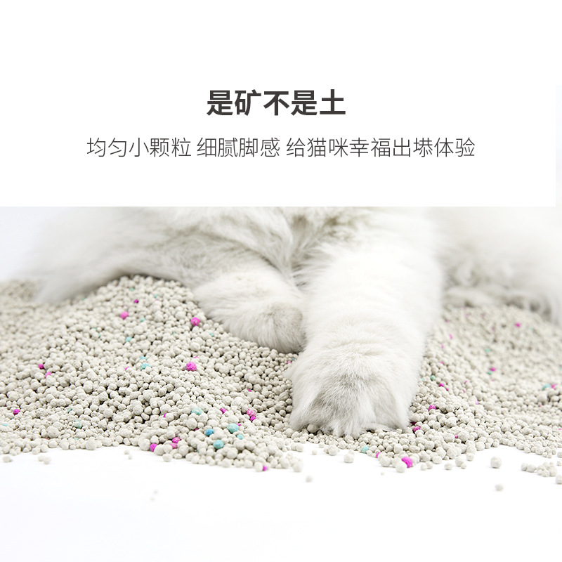 除臭无尘膨润土柠檬猫砂10公斤猫土猫用品喵喵酱20斤猫沙土免包邮 - 图2