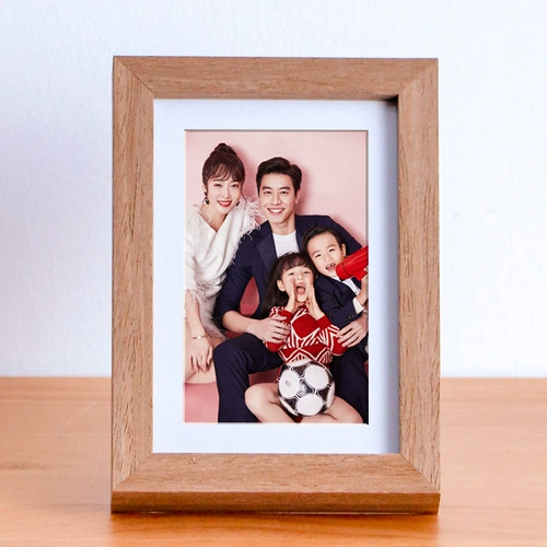 Сплошная деревянная фоторамка 6 7 8 дюймов A4 Печать и стирание фото, чтобы сделать фоторамку на стене свадебные фотографии, настраиваемые шесть дюймов