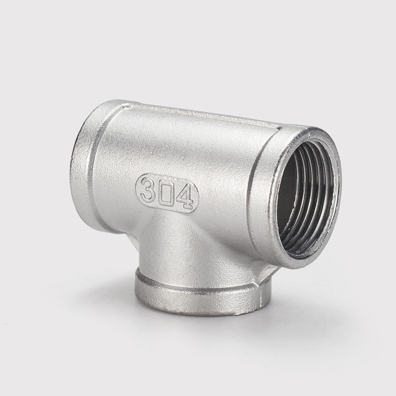 304/201不锈钢内丝三通内螺纹丝扣等径三通接头水暖配件4分6分1寸