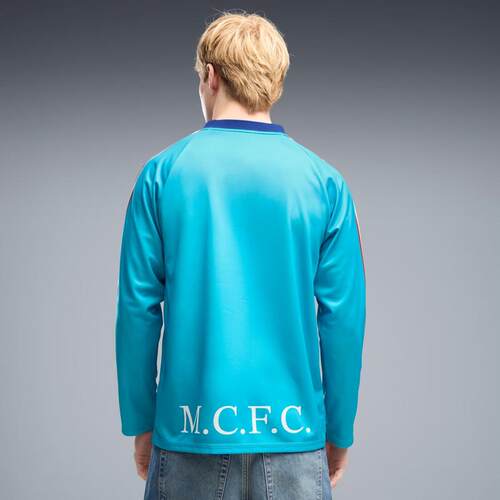 Puma Manchester City KING彪马曼城足球俱乐部足球长袖运动T恤男 - 图0