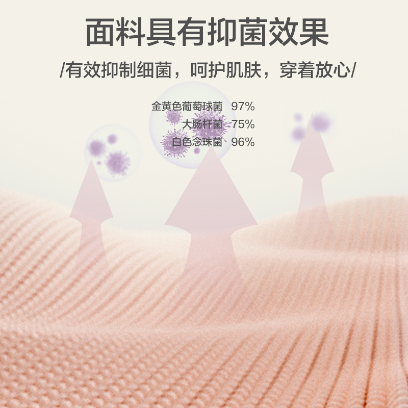 红豆绒抑菌保暖内衣磨毛无痕女士秋衣秋裤女士棉毛衫秋冬保暖套装