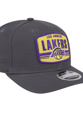 美国代购正品New Era洛杉矶湖人队棒球帽微弯帽子吸湿排汗Lakers