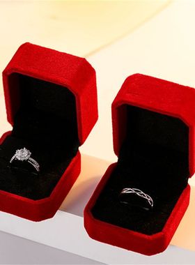 仿真莫桑钻戒结婚一对高级婚礼