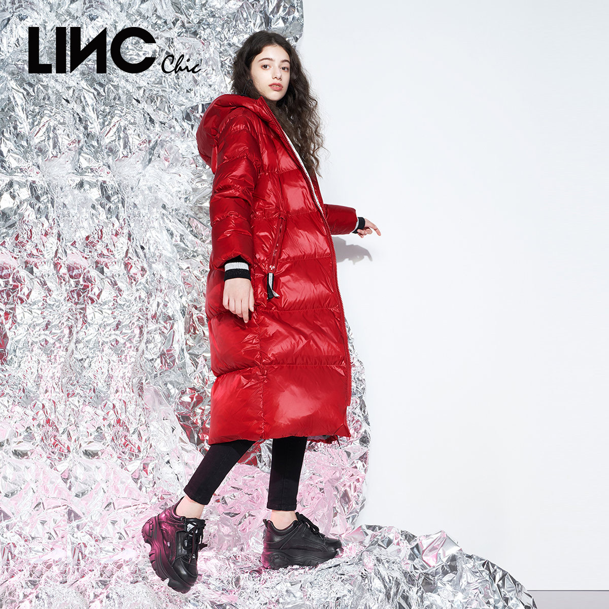 linc金羽杰2020新款明星运动羽绒服 金羽杰羽绒服