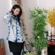 Yiche tie-dyed handmade-dyeed plant-dyeed intangible cultural heritage blue-yeded spring shirt women's long-sleeved slim loose cotton top cardigan top