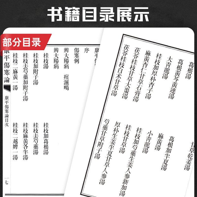 康平伤寒论张仲景著古本中医书籍率真书斋唐本伤寒汉方医学叶橘泉繁体古籍熙霞子姚建飞中国中医药出版社-图1