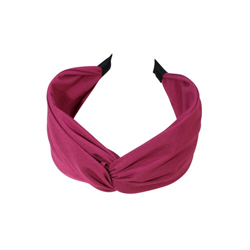 火龙果色~超显白发箍头箍多巴胺树莓粉简约发卡气质复古发饰头饰 - 图3