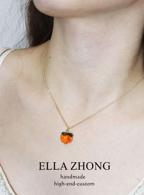 柿柿顺心原创项链女新年礼物