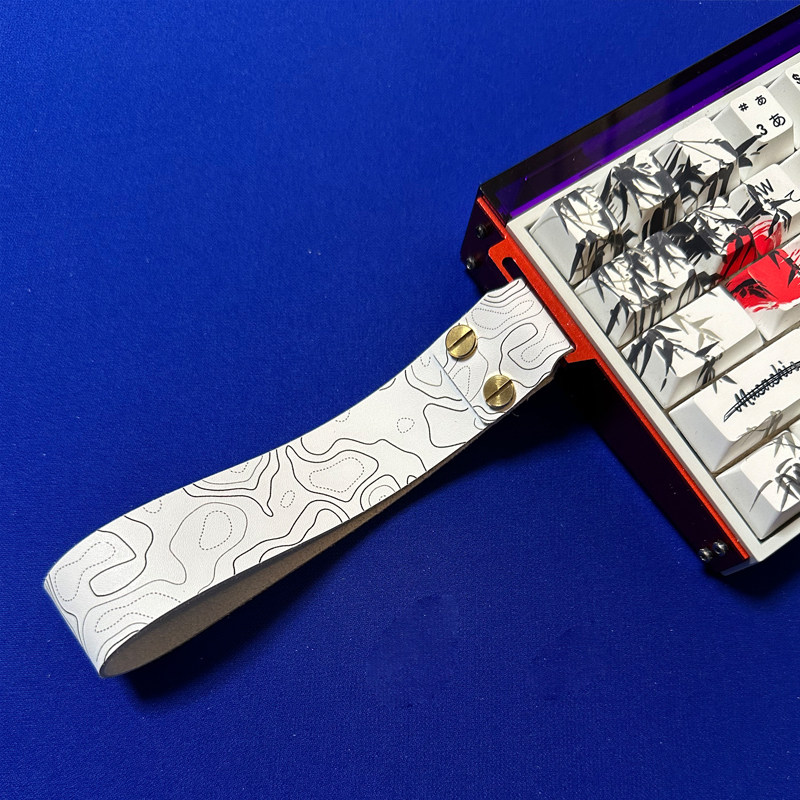 77gaming等高线键盘飘带wooting个性装饰ATK68美加狮通用装饰挂件
