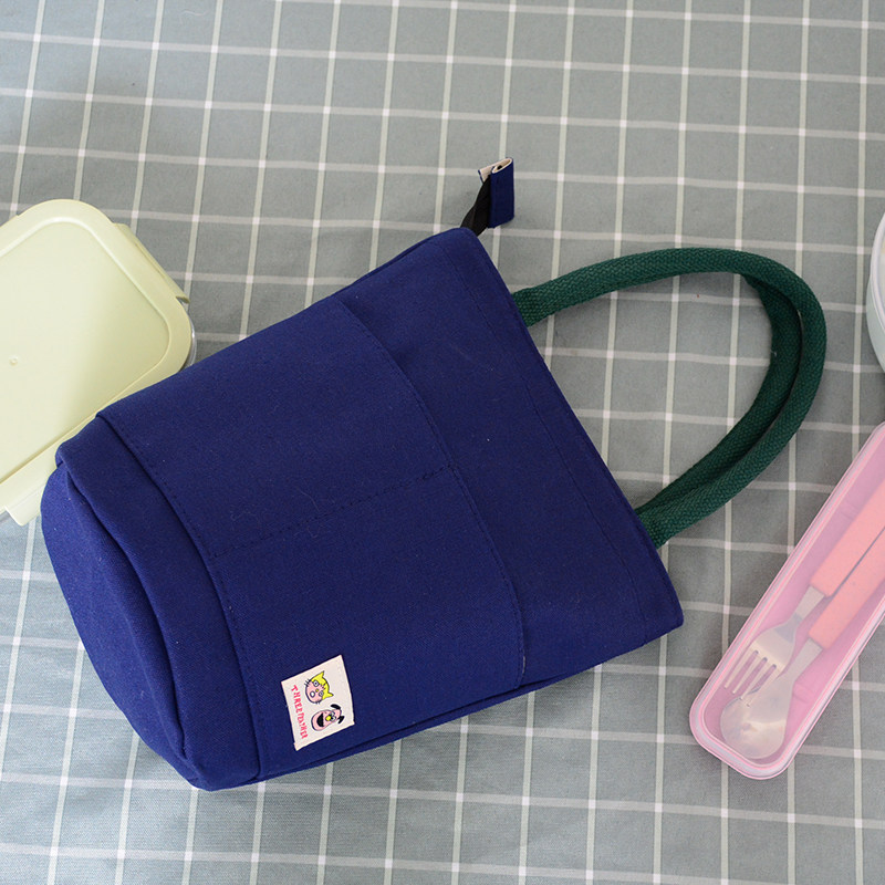 饭盒手提袋圆形装碗的包手提包便当包圆筒小巧帆布饭盒袋拎带饭包,淘宝优惠券,粉丝福利购,淘宝优惠卷