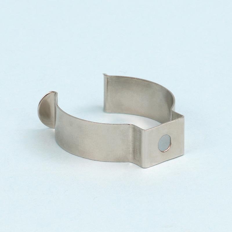 灯管夹固定支架不锈钢管卡弹簧弹片U型弹性卡扣卡箍锰钢T3T5T8T10 - 图2