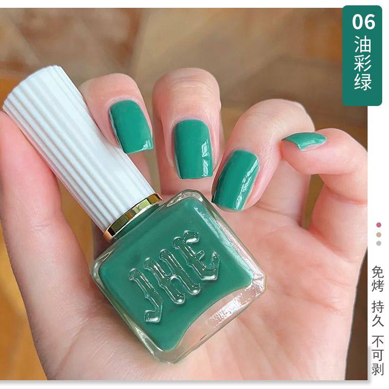 显白油彩绿快干免烤速干微胶防水不可剥指甲油不易掉撞色流行美甲,淘宝优惠券,粉丝福利购,淘宝优惠卷