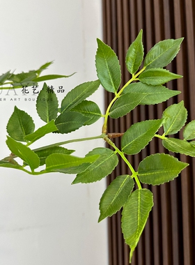 仿真立体假树枝手感香樟树叶