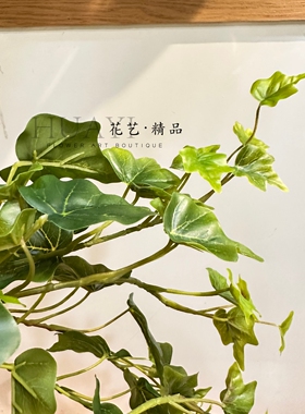 壁挂植物仿真番薯叶常春藤攀爬悬挂墙面装饰绿植墙造景藤蔓树藤