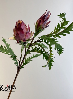 蓟风花仿真朝鲜蓟花装饰假花