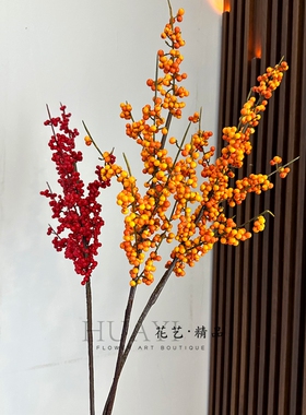 仿真果实北美冬青果发财果