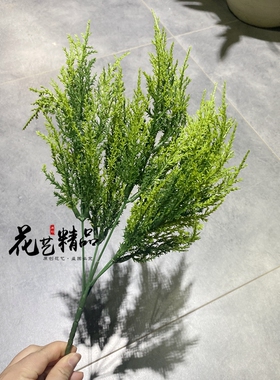 柏树枝把束新年插花绿植素材松柏树叉圣诞树装饰品家居摆放造景