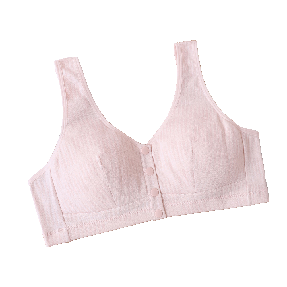 2纯棉内衣薄款全棉透气舒适运动背心式内衣女无钢圈前扣胸罩,淘宝优惠券,粉丝福利购,淘宝优惠卷