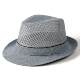Summer middle-aged men's wide brim sun protection breathable straw hat