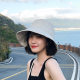 New fisherman hat for women black spring and summer outdoor all-match face-showing small sun sun protection visor hat basin hat for men trendy