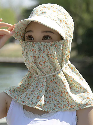 Солнцезащитная шляпа, дышащая сельскохозяйственная дорожная рабочая маска, защита от солнца, с защитой шеи