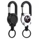 Retractable keychain wire rope elastic drawstring easy-pull buckle anti-lost extension line high rebound easy-pull key chain