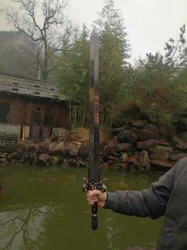 神魔剑 景天仙魔剑仙剑奇侠传3兵器镇妖剑影视镇宅刀剑收藏未开刃 - 图3