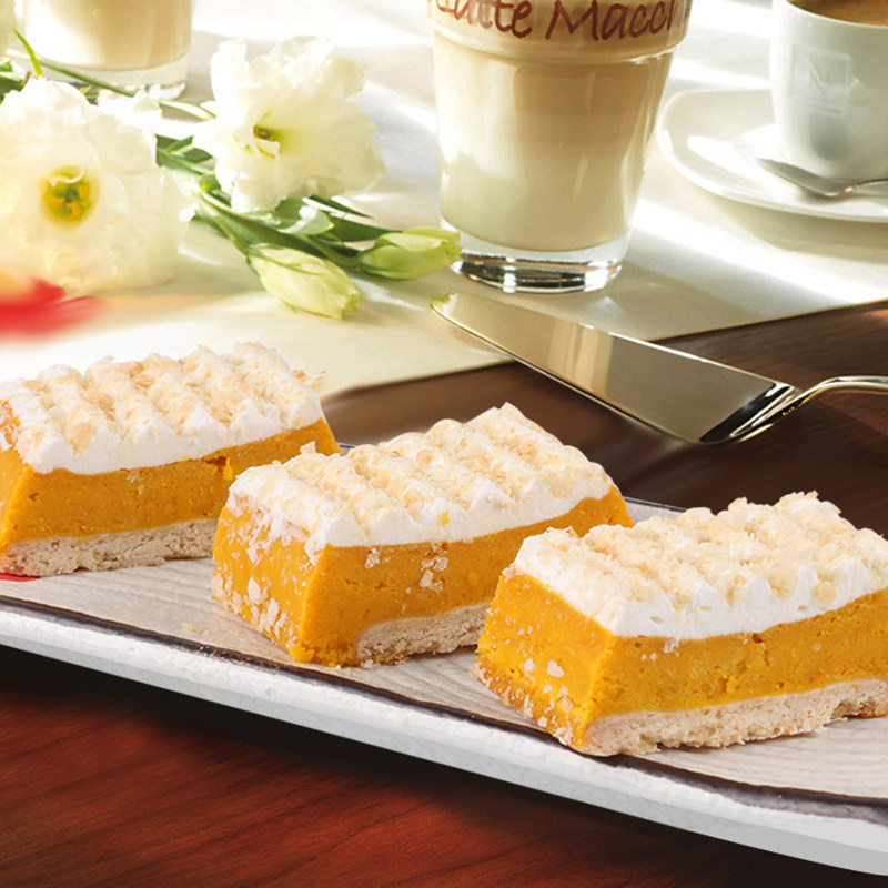 南瓜蛋挞 味之素蛋挞小吃 日式冷冻南瓜蛋糕520g 日式蛋糕甜点