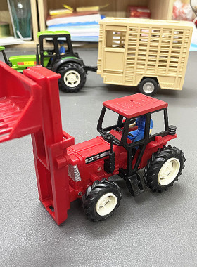 仿真塑料农用车拖拉机农用车收割机惯性滑行男孩小礼物