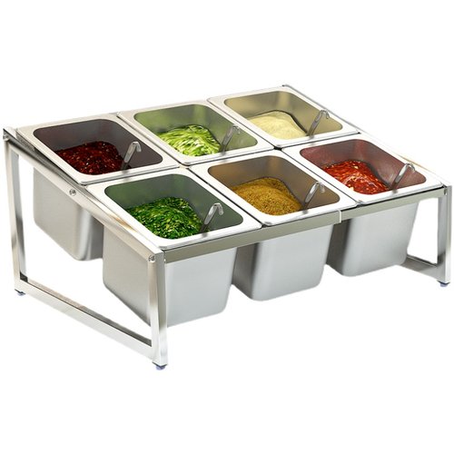 火锅店自助调料台自助餐蘸料台烤肉店调味料调料盒小料酱料台商用 - 图3