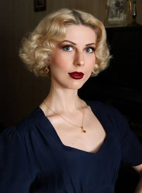 英国纯银琥珀维多利亚风项链耳坠