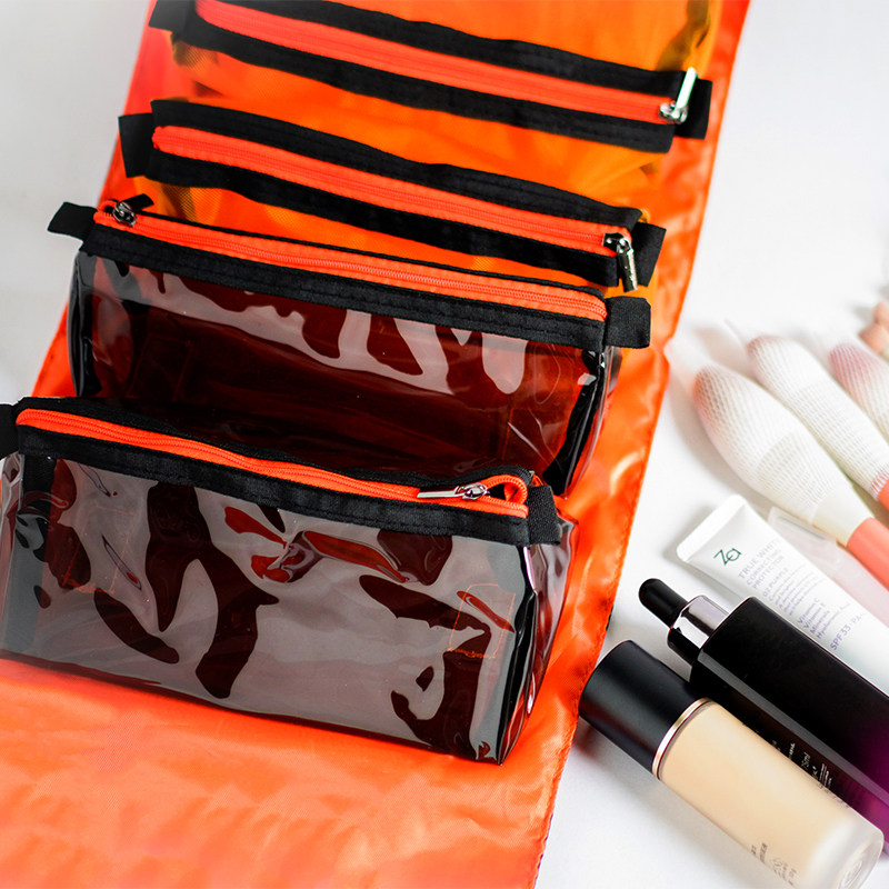 若愚工坊可爱老虎便携大容量四合一可拆旅行洗漱化妆品包盒收纳袋,淘宝优惠券,粉丝福利购,淘宝优惠卷