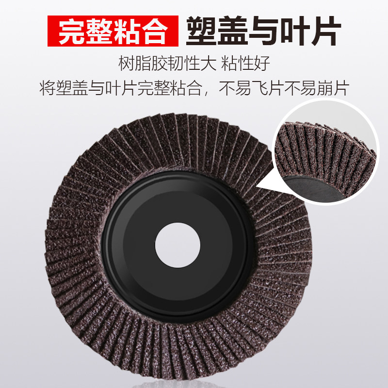 Louver blade polishing wheel 100-page wheel louver wheel