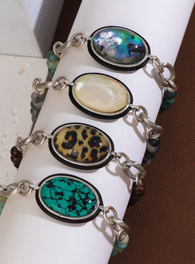 925纯银11*30经典复古手链