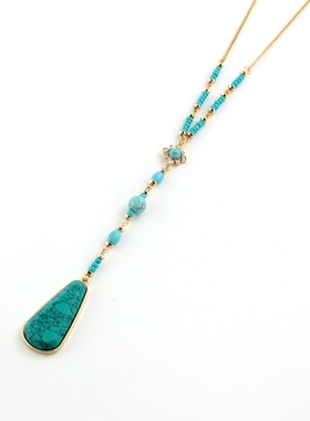 项链八九不离十欧美外贸绿珠