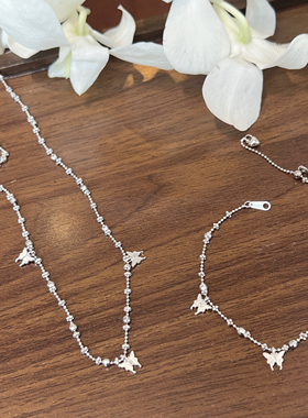 极光以南蝴蝶纯银手链女轻奢小众精致手饰高级感视频小众闺蜜礼物