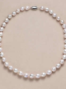 极光以南巴洛克珍珠项链女锁骨链