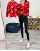 Quần áo cha mẹ thu đông 2019 mới mẹ chồng và mẹ con gái áo len áo len hoạt hình Sesame Street gia đình ba - Trang phục dành cho cha mẹ và con quan ao tre em Trang phục dành cho cha mẹ và con