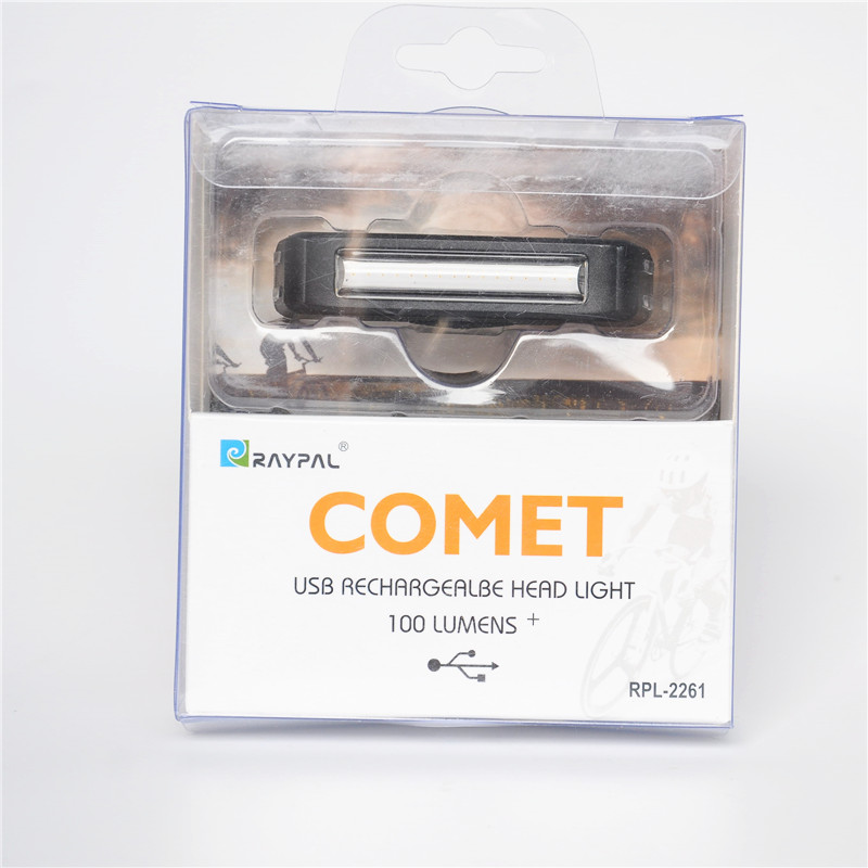 RAYPAL 2261自行车单车骑行尾灯山地车前灯COB安全警示灯 USB充电 - 图3