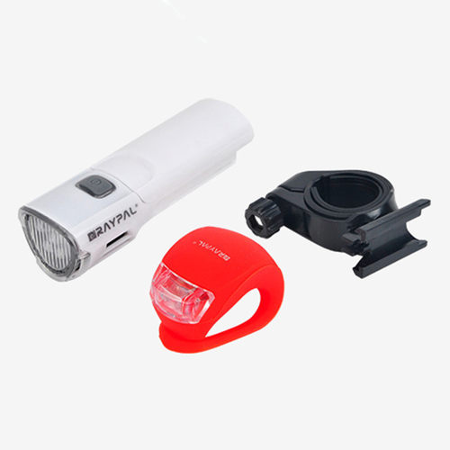 RAYPAL自行车灯夜骑行套装 5LED前灯+山地车警示尾灯青蛙灯套装 - 图2