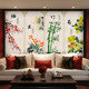 Wall Sticker Mural Self Adhesive Chinese Style Living Room Feng Shui TV