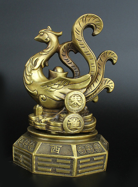 纯铜青龙白虎朱雀玄武摆件四神兽