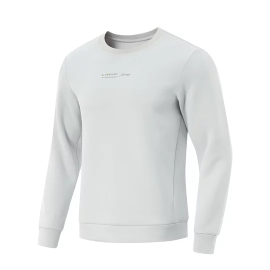 Sudadera de li ning 2025 Spring New Fitness Series de moda para hombres Masco de cuello redondo de cuello redondo AWDV119