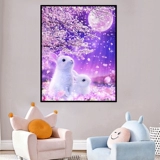 Мультяшный кролик, детские наклейки для спальни, инкрустировано бриллиантами, новая коллекция