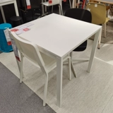 IKEA IKEA Vihas Стол белый обеденный стол Рабочий стол простой небольшой квадрат для квартиры 74x74