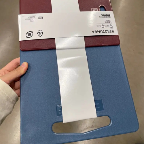 IKEA宜家伯里图 砧板2件套组合装塑料绿色蓝色水果切菜板国内代购 - 图1