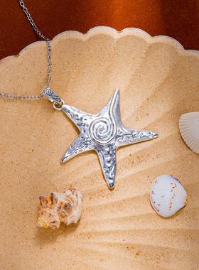 小众设计感五角星项链