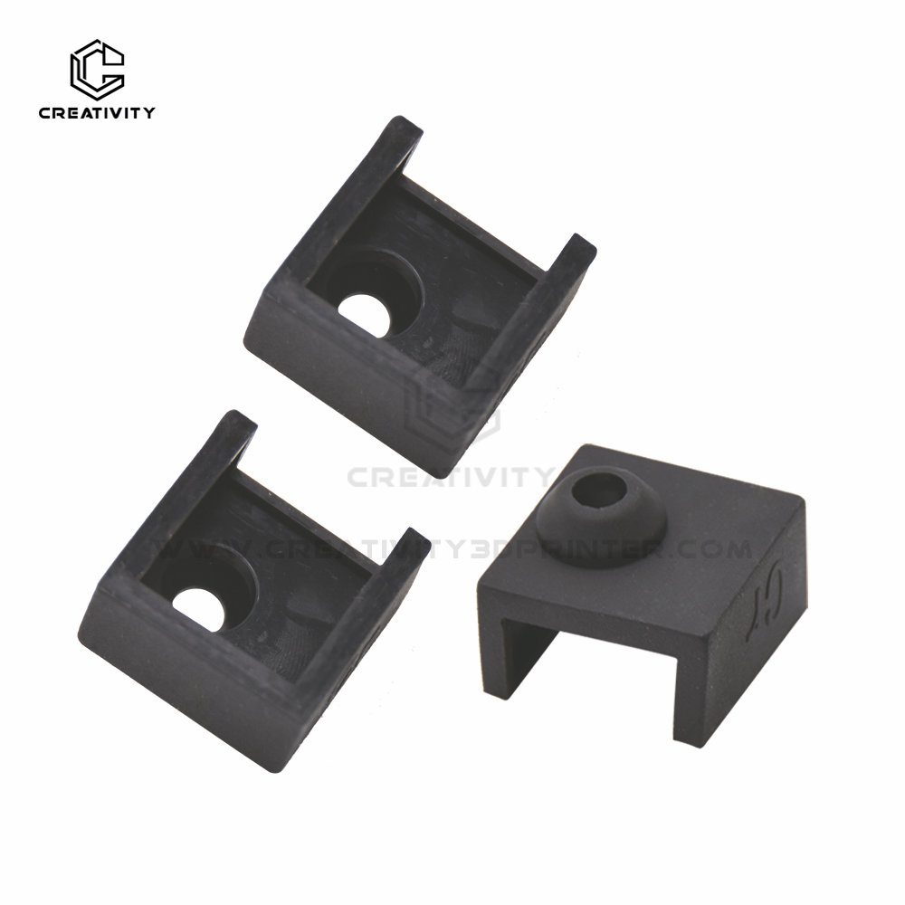 3D打印机配件MK8/9加热块保温硅胶套Ender3 CR10隔热保护套耐高温 - 图1